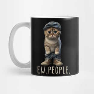 Funny Cat Ew People Meowy Cat Lovers Men Womens Gifts Essentia Mug